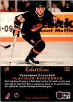 1991 Pro Set Platinum Robert Kron #122