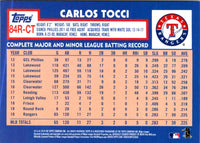 2019 Topps 1984 Baseball Rookies Carlos Tocci #84R-CT