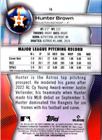 2023 Bowman Platinum Hunter Brown #16 Rookie