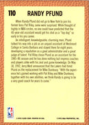 1992 Fleer Randy Pfund