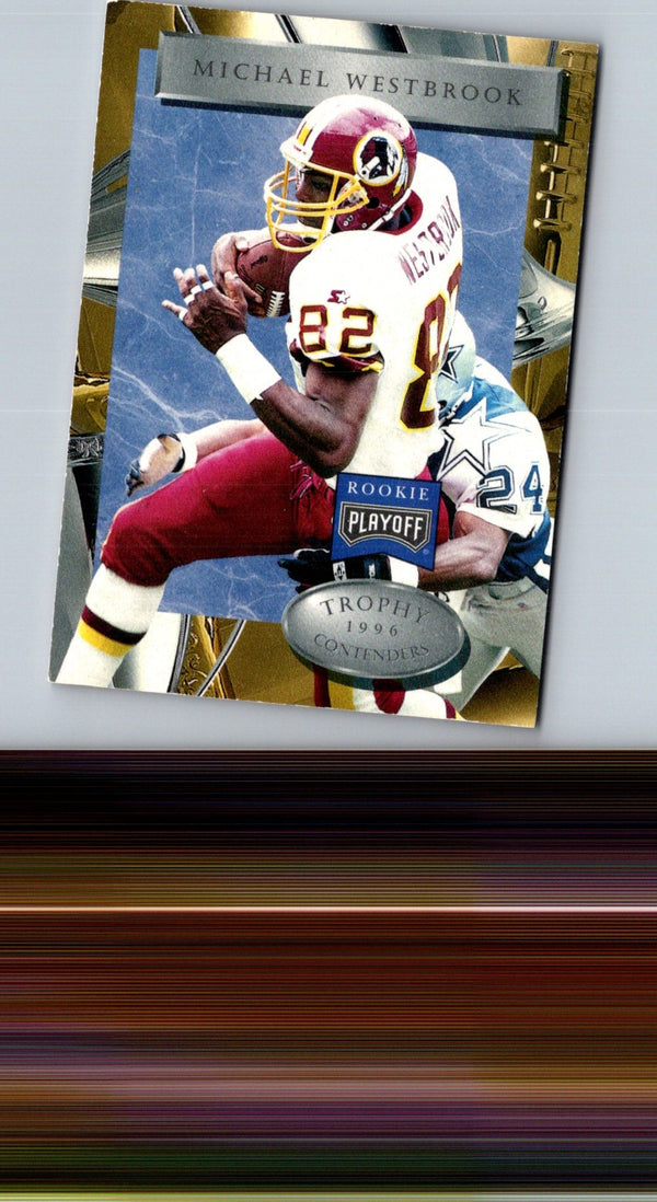 1996 Playoff Trophy Contenders Michael Westbrook #111