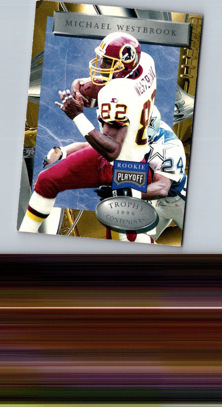 1996 Playoff Trophy Contenders Michael Westbrook #111