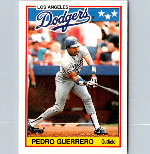 1988 Los Angeles Dodgers Record-Breakers Smokey Pedro Guerrero #28