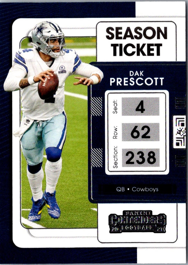 2021 Panini Contenders Dak Prescott #25