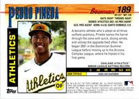 2021 Bowman Heritage Pedro Pineda #189