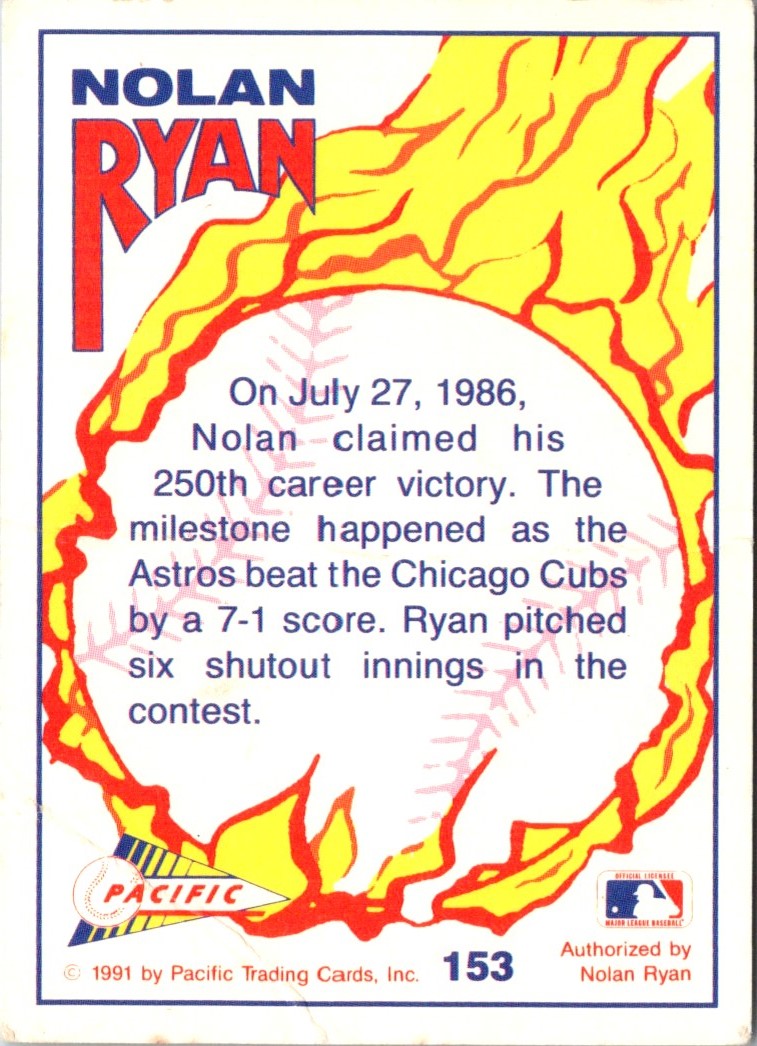 1991 Star Nolan Ryan
