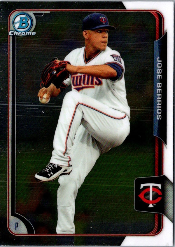 2015 Bowman Chrome Prospects Jose Berrios #BCP91