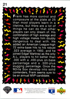 1993 Upper Deck Fun Pack Frank Thomas #21