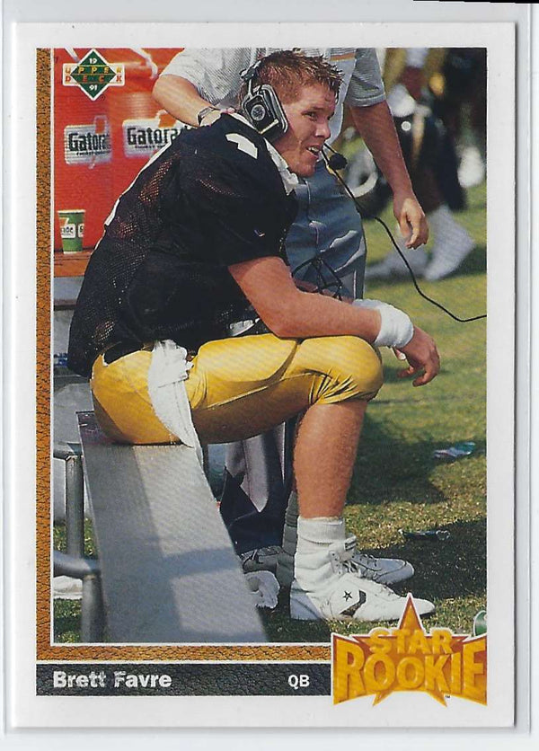 1991 Upper Deck Brett Favre #13 Rookie