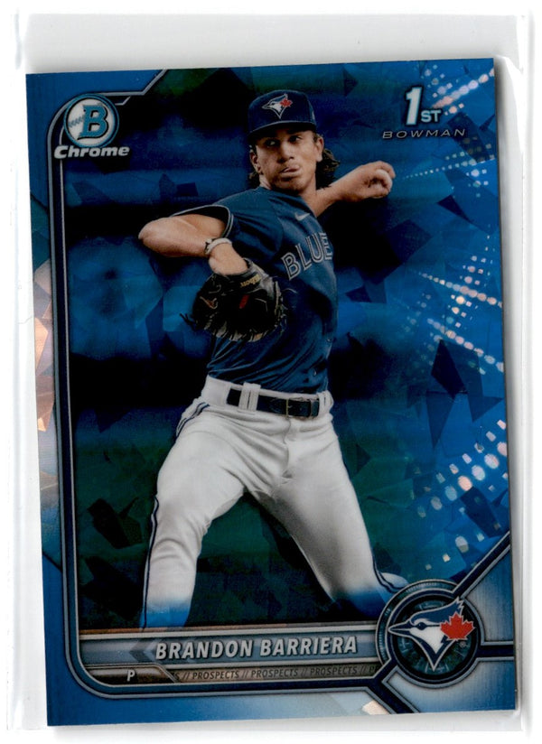 2022 Bowman Draft Chrome Sapphire Brandon Barriera #BDC-21 Rookie