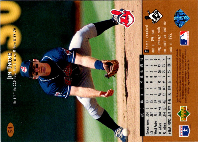 1996 Upper Deck Jim Thome