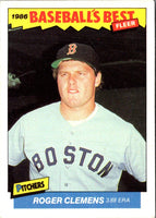 1986 Fleer Baseball's Best Sluggers vs. Pitchers Roger Clemens #7