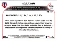 2022 Topps Chrome Update Joe Ryan #USC94