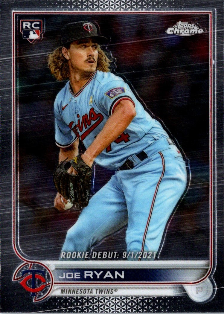 2022 Topps Chrome Update Joe Ryan