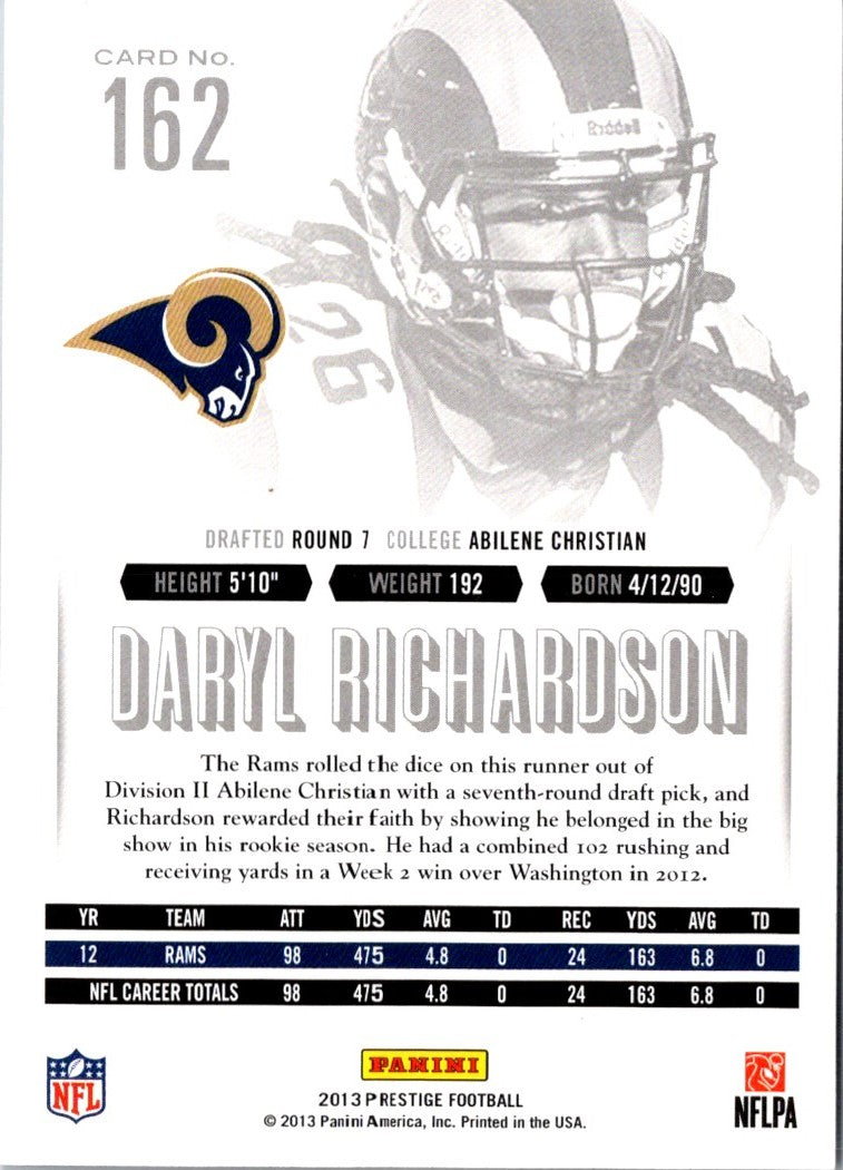 2013 Panini Prestige Daryl Richardson