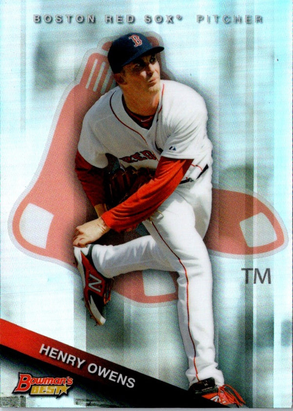 2015 Bowman's Best Top Prospects Henry Owens #TP-6