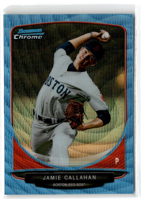 2013 Bowman Chrome Prospects Blue Wave Jamie Callahan #BCP11