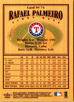 2003 Fleer Splendid Splinters Rafael Palmeiro #74