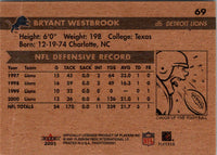 2001 Fleer Tradition Glossy Bryant Westbrook #69