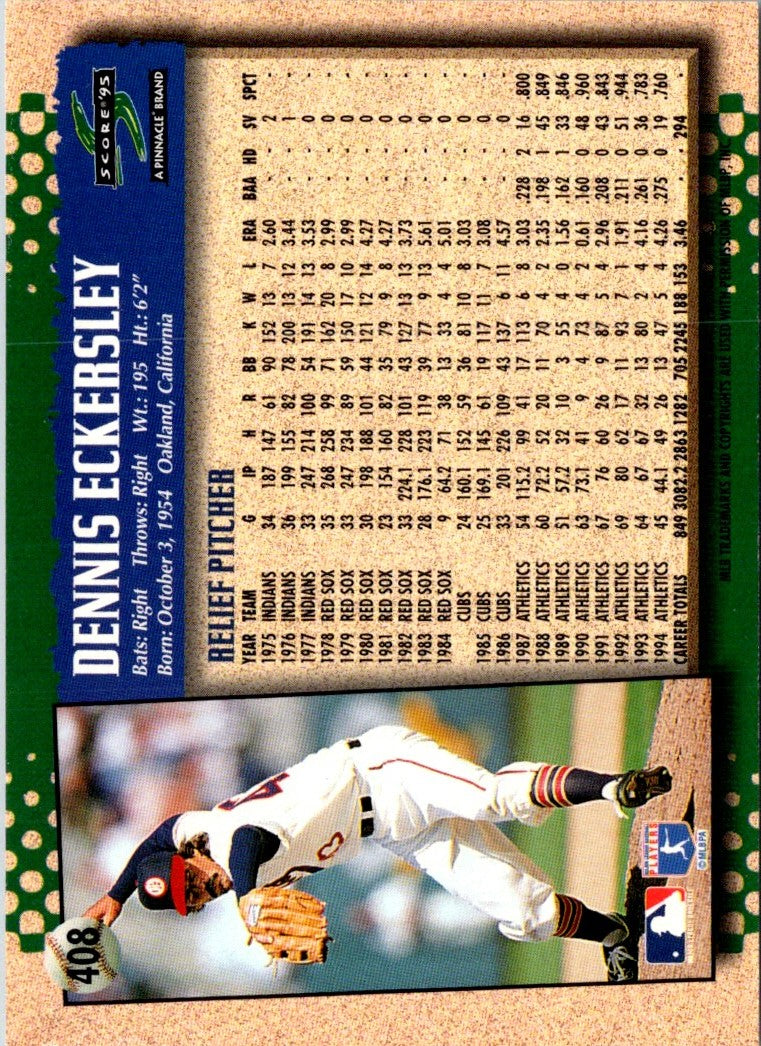 1995 Score Dennis Eckersley