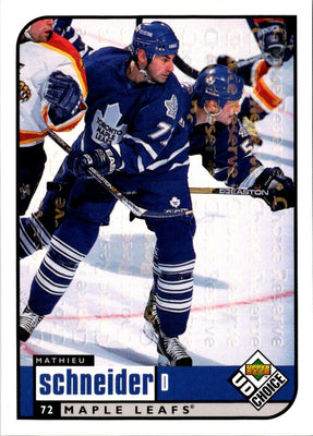 1998 UD Choice Reserve Mathieu Schneider #198