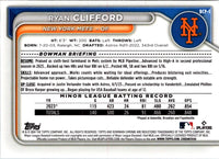 2024 Bowman Chrome Prospects Ryan Clifford #BCP-1