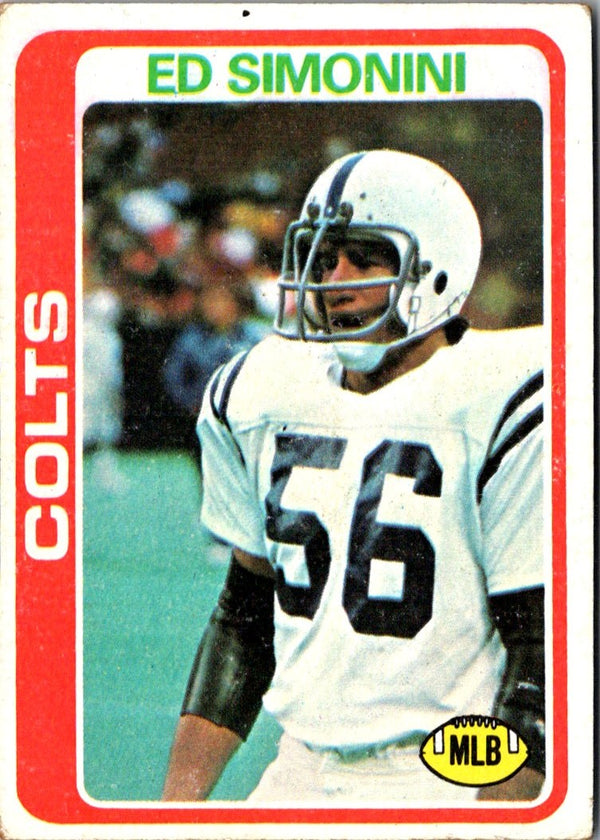 1978 Topps Ed Simonini #325 Rookie