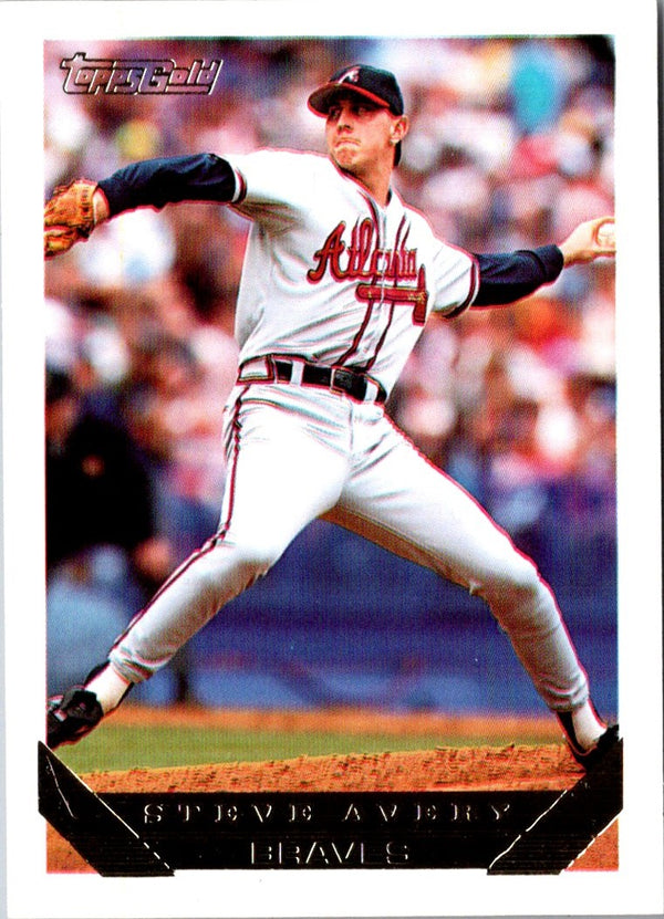 1993 Topps Gold Steve Avery #615