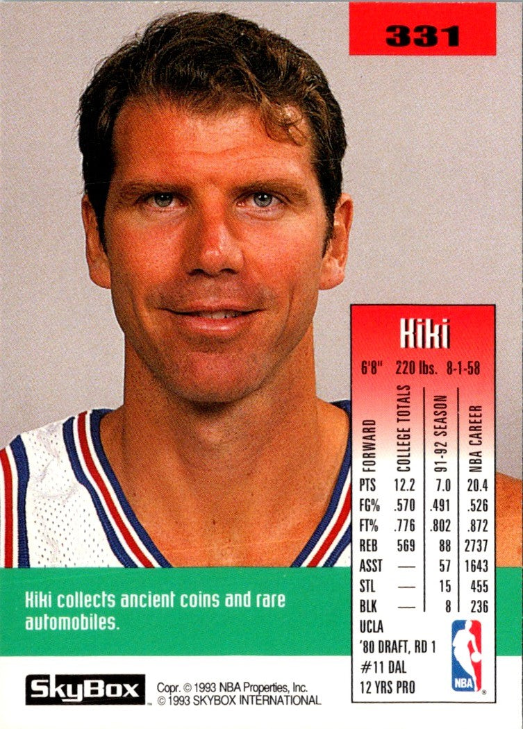1992 SkyBox Kiki Vandeweghe