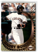 1998 Pacific Invincible Team Checklists Barry Bonds/J.T. Snow/Stan Javier/Rod Beck/Jose Vizcaino