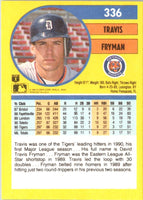 1991 Fleer Travis Fryman #336