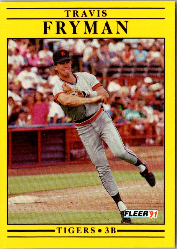 1991 Fleer Travis Fryman #336