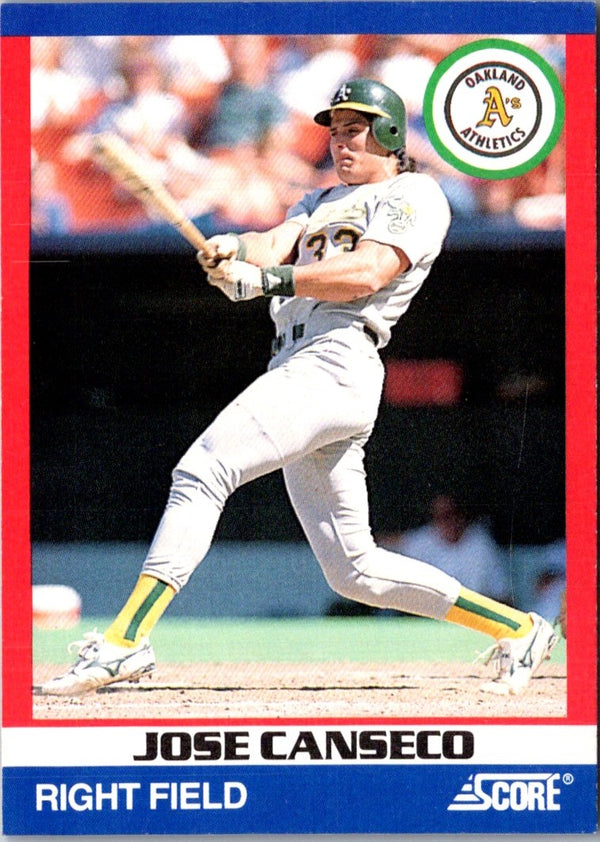 1991 Score 100 Superstars Jose Canseco #1
