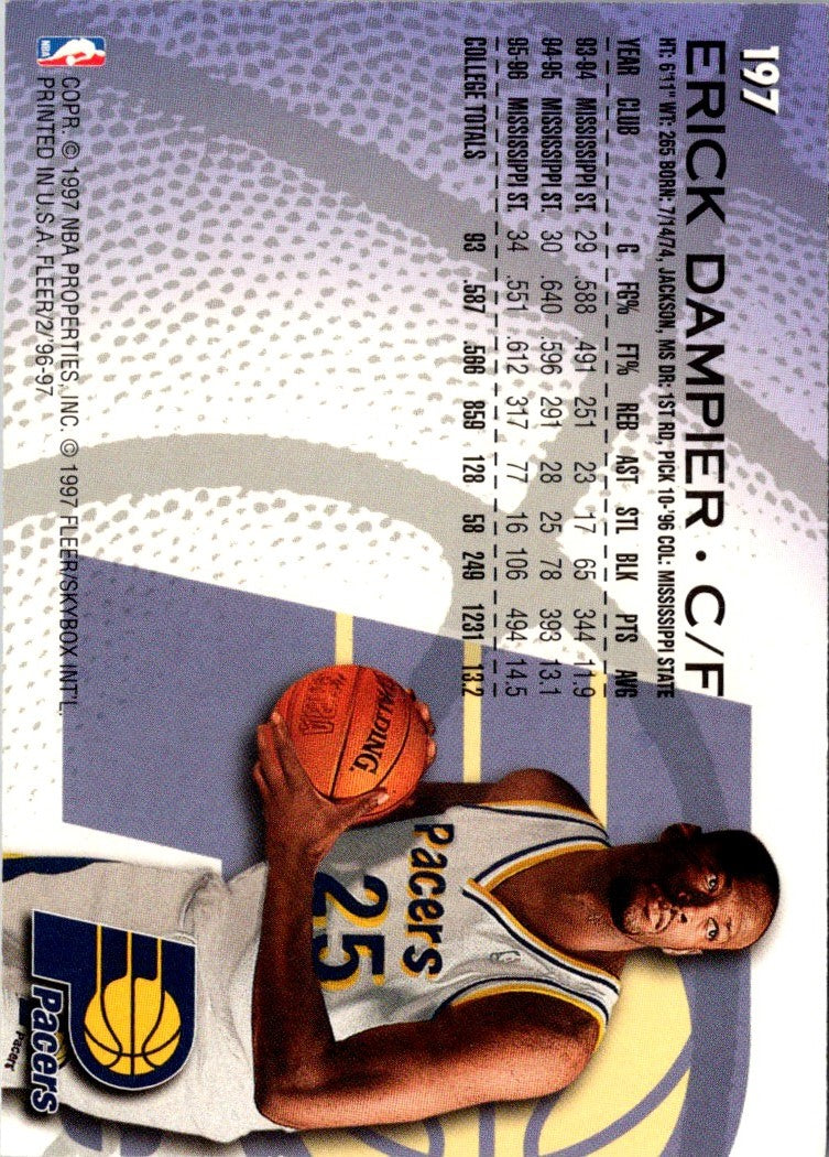 1996 Fleer Erick Dampier