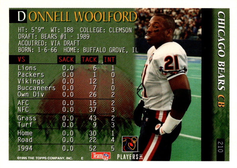 1995 Bowman Donnell Woolford