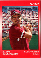1990 Star Clearwater Phillies Steve Scarsone #20