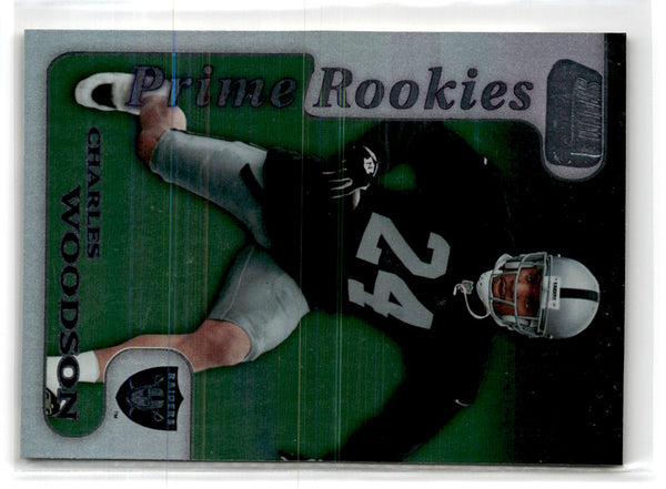 1998 Playoff Prestige Draft Picks Green Charles Woodson #4