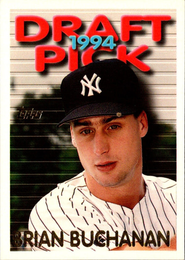 1995 Topps Brian Buchanan #28 Rookie