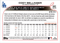 2022 Topps Cody Bellinger #443