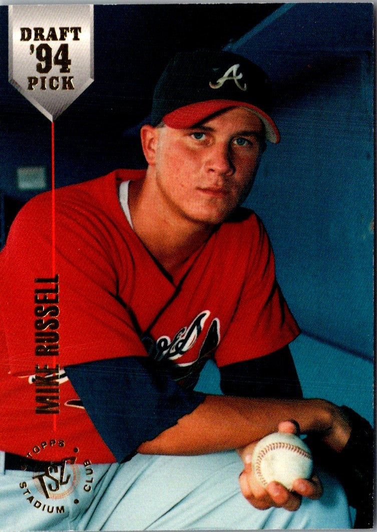 1994 Stadium Club Draft Picks Mike Russell