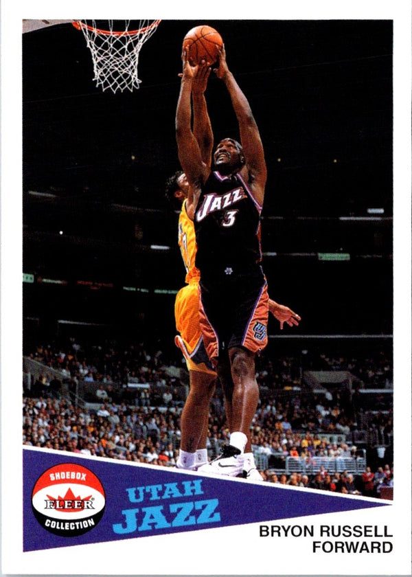 2001 Fleer Shoebox Bryon Russell #127