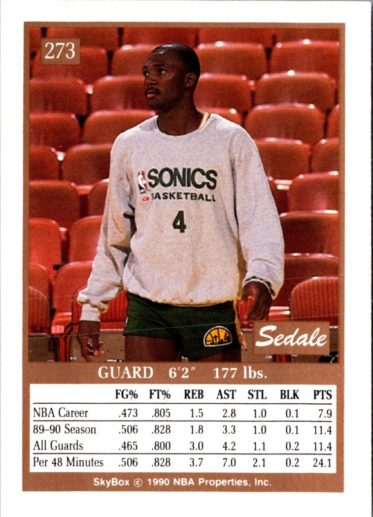 1990 SkyBox Sedale Threatt