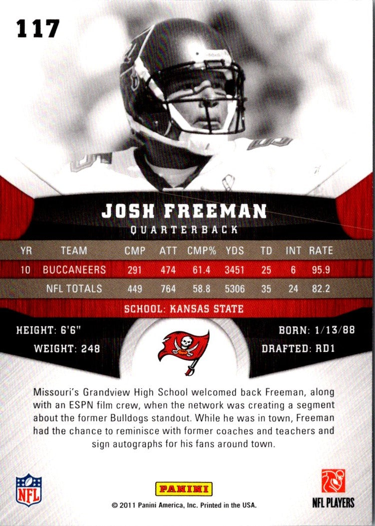 2011 Panini Gridiron Gear Josh Freeman