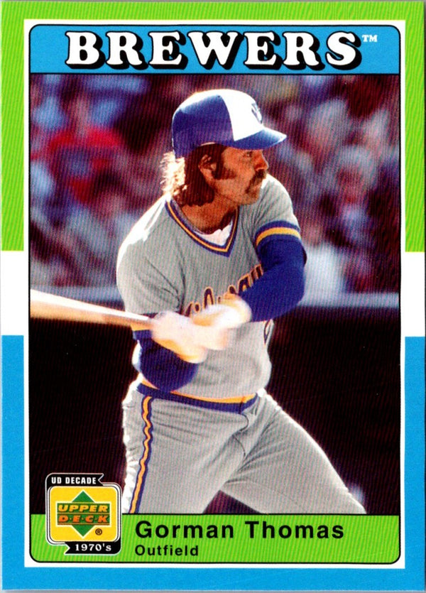 2001 Upper Deck Decade 1970's Gorman Thomas #50