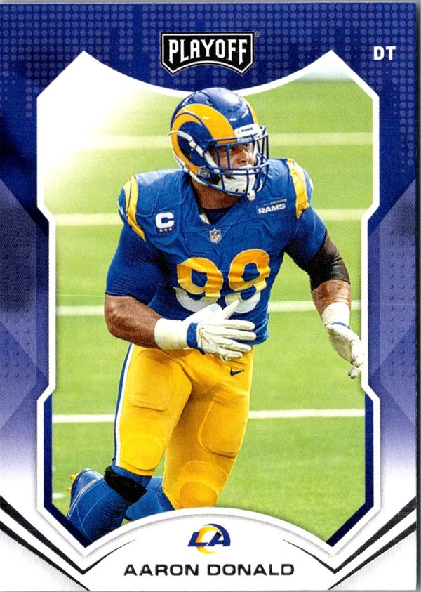 2021 Panini Playoff Aaron Donald #186