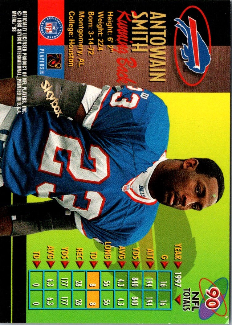 1998 Metal Universe Antowain Smith