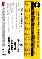 2008 Topps All-Rookie Team 50th Anniversary Chipper Jones #AR34
