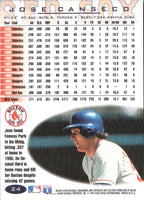 1996 Fleer Jose Canseco #24