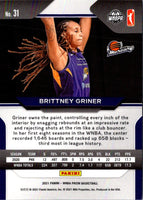 2021 Panini Prizm WNBA Brittney Griner #31