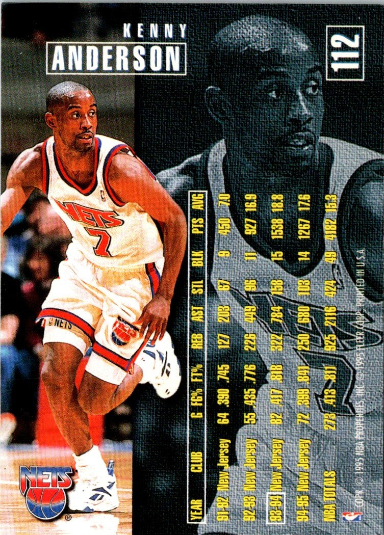 1995 Fleer European Kenny Anderson